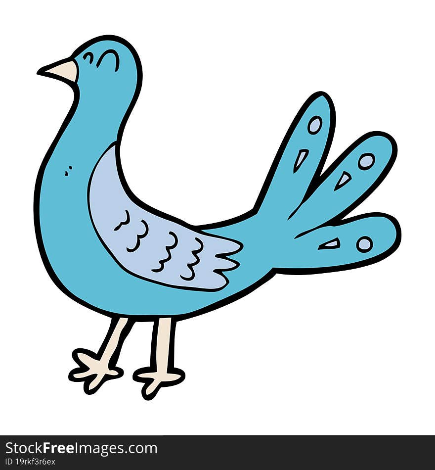 cartoon bird