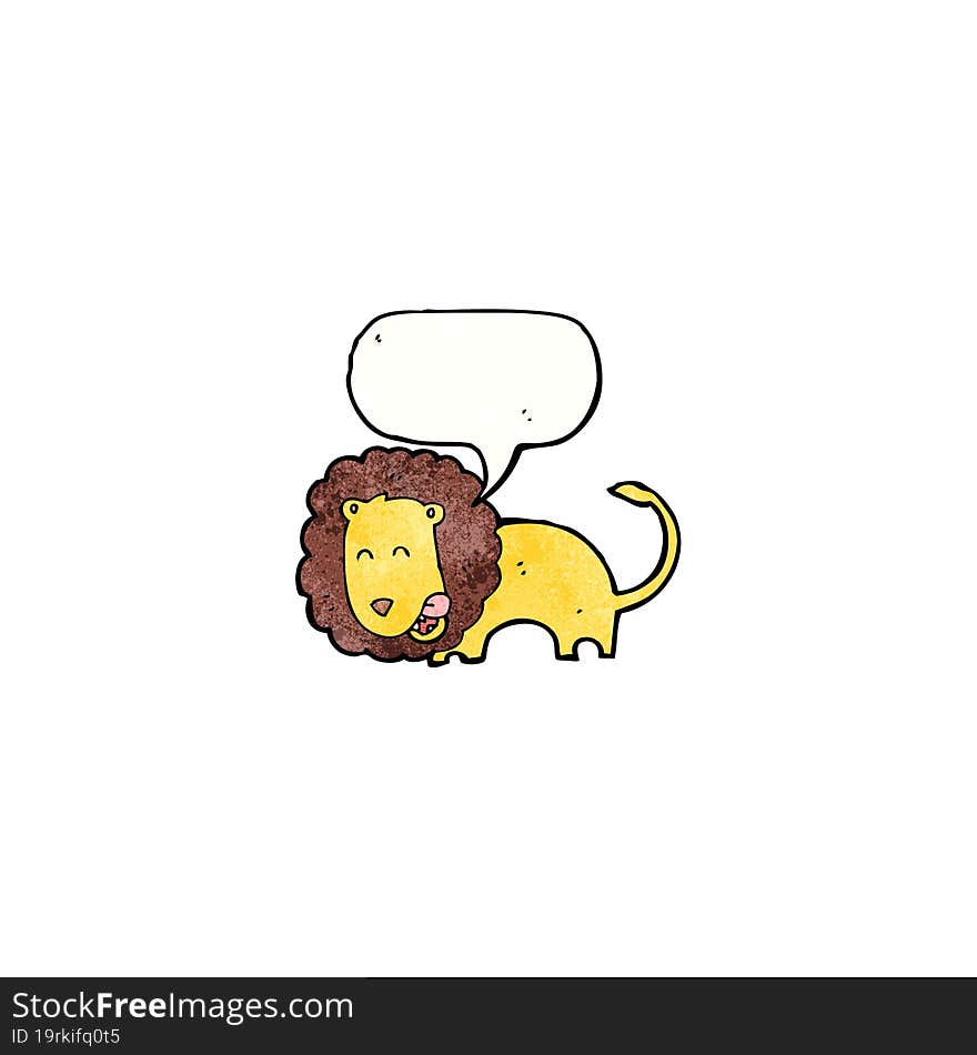 Cartoon Lion