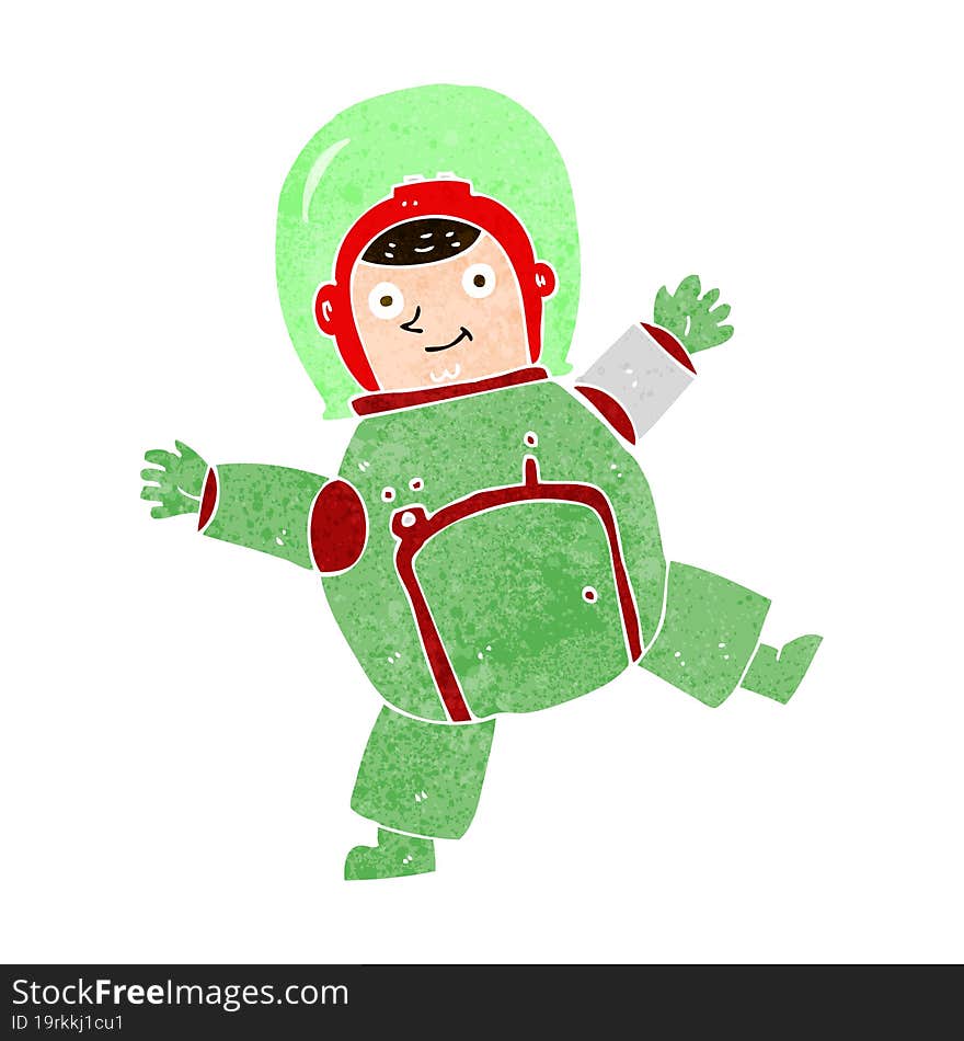 Cartoon Astronaut