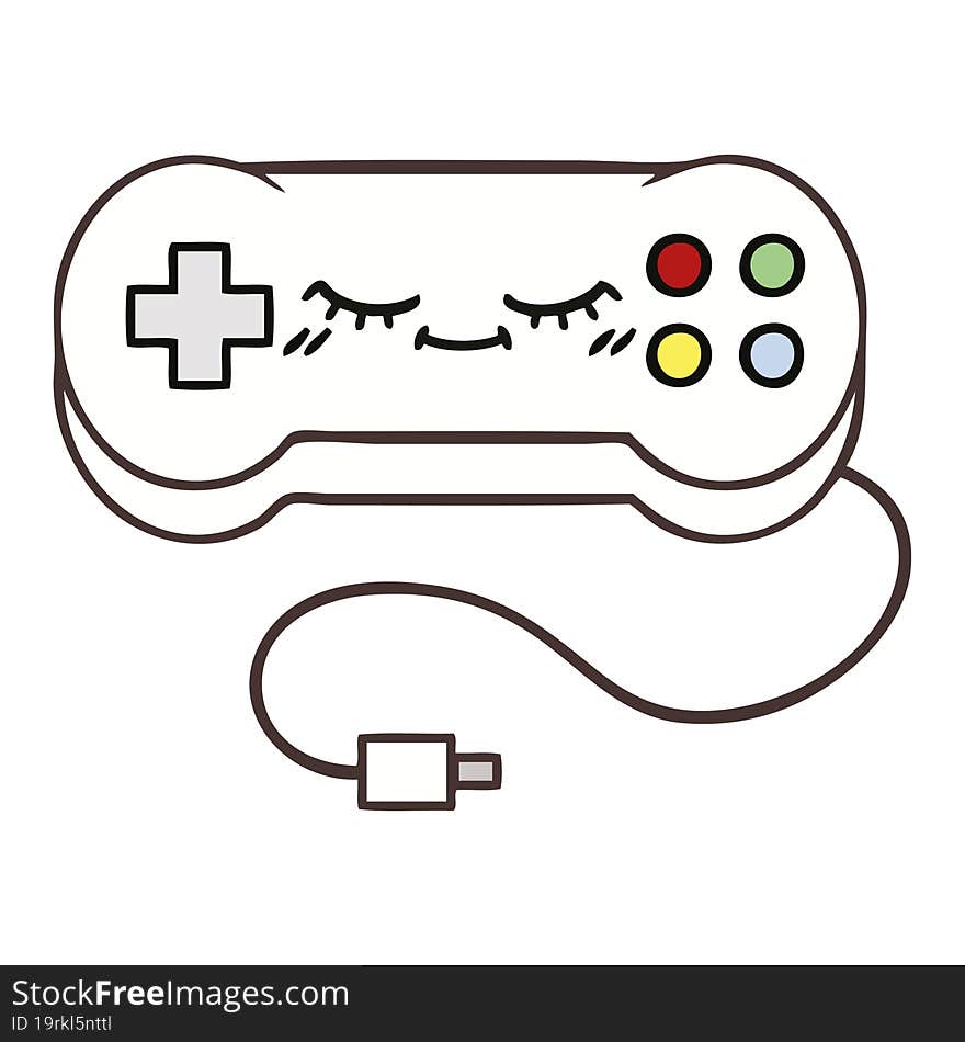 cute cartoon game controller