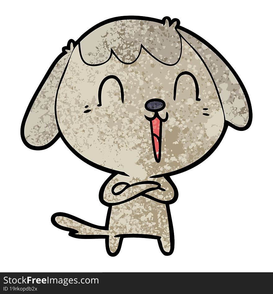 cute cartoon dog. cute cartoon dog