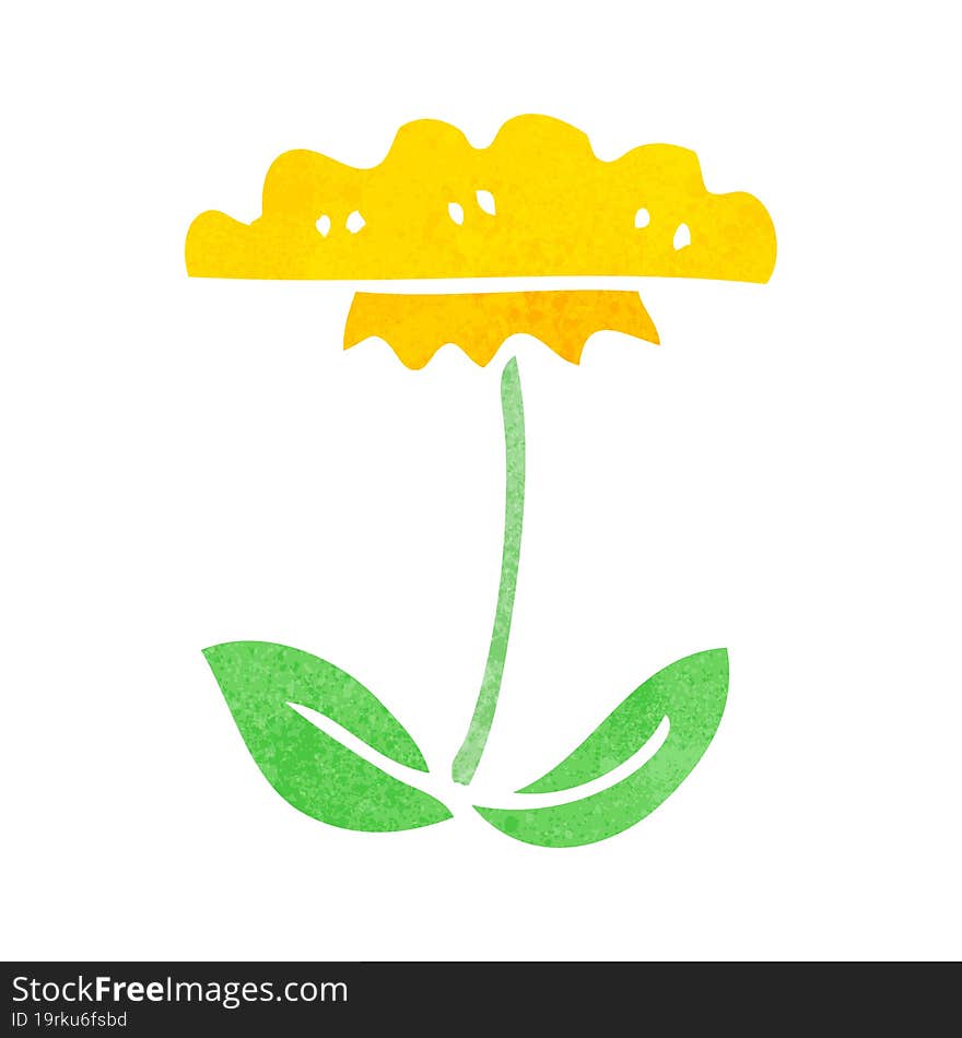 cartoon flower symbol