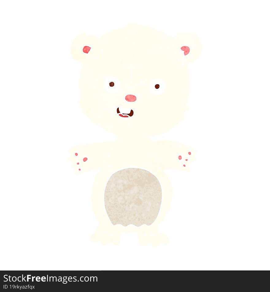 Cute Polar Bear Cartoon