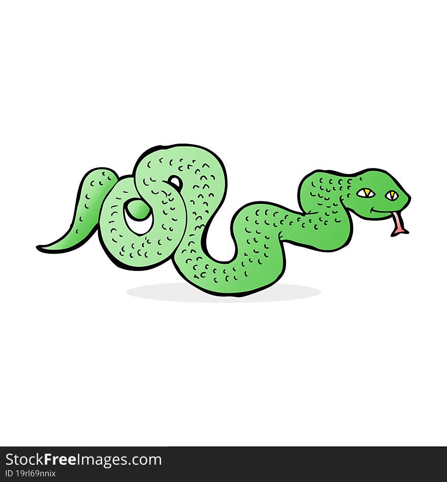 cartoon snake