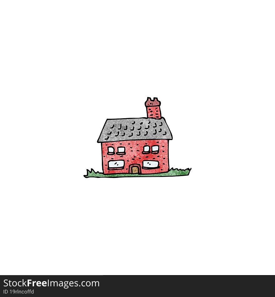 cartoon farmhouse