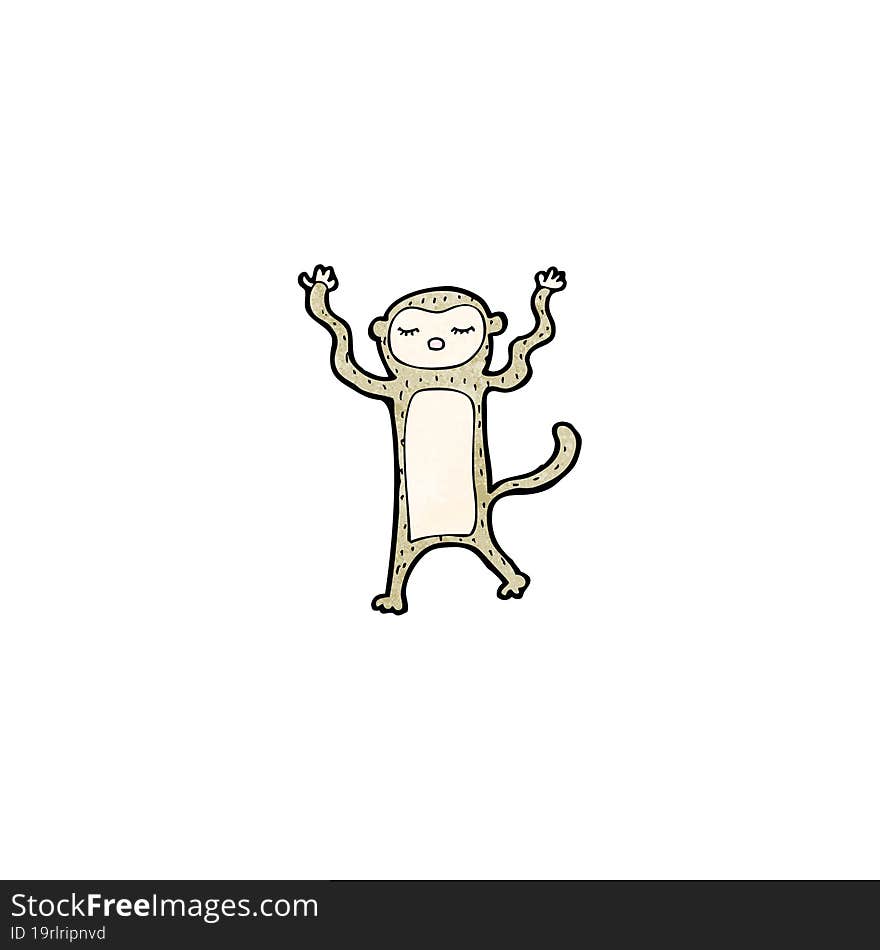 funny cartoon monkey