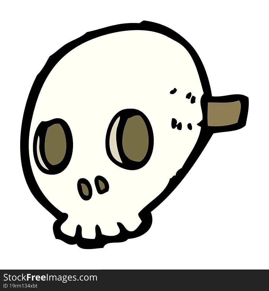 Cartoon Skull Mask