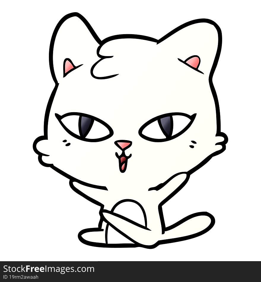 cartoon cat. cartoon cat