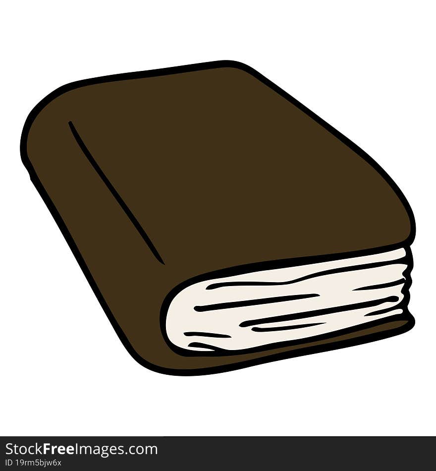 cartoon doodle brown diary