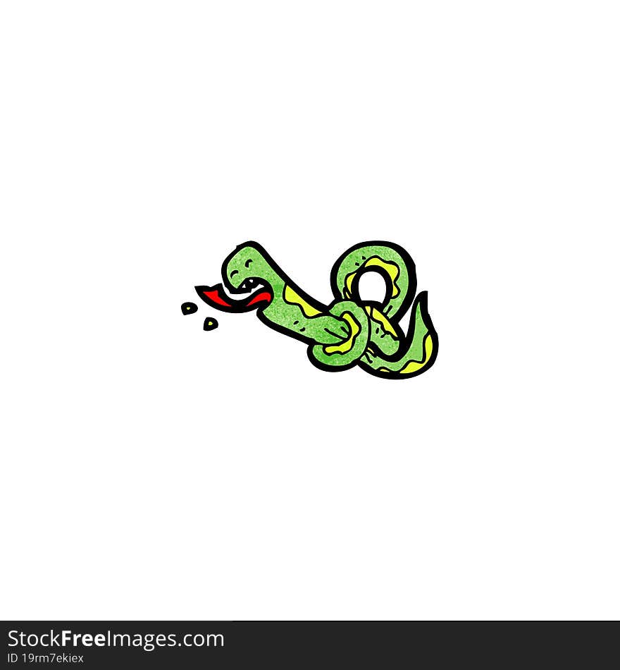 cartoon snake