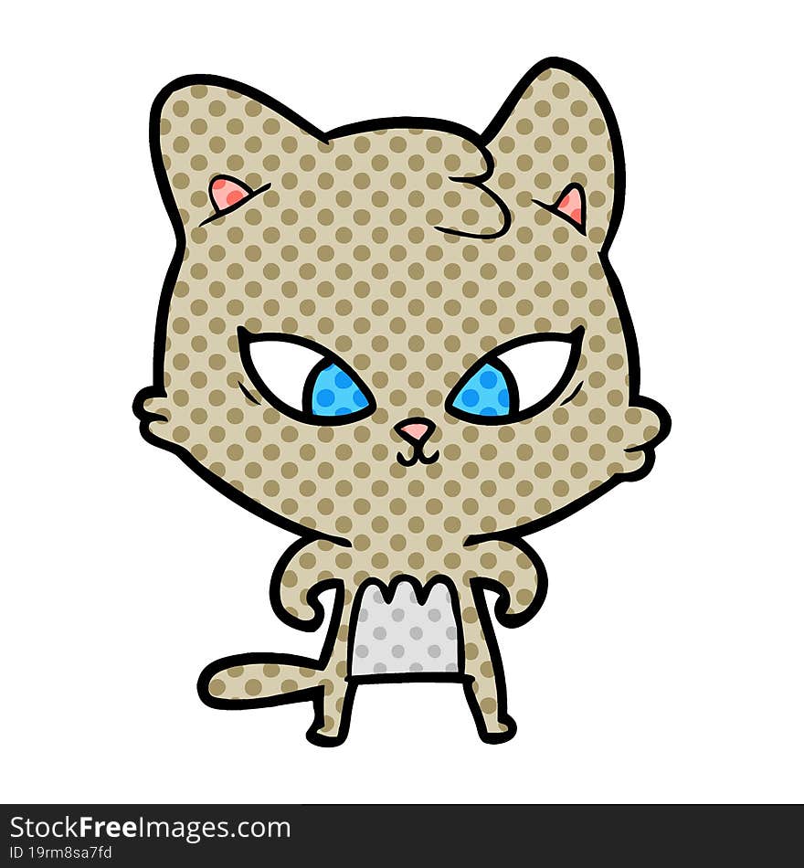 cute cartoon cat. cute cartoon cat