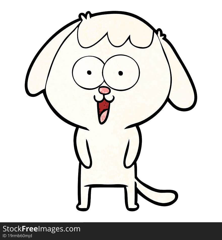 cute cartoon dog. cute cartoon dog