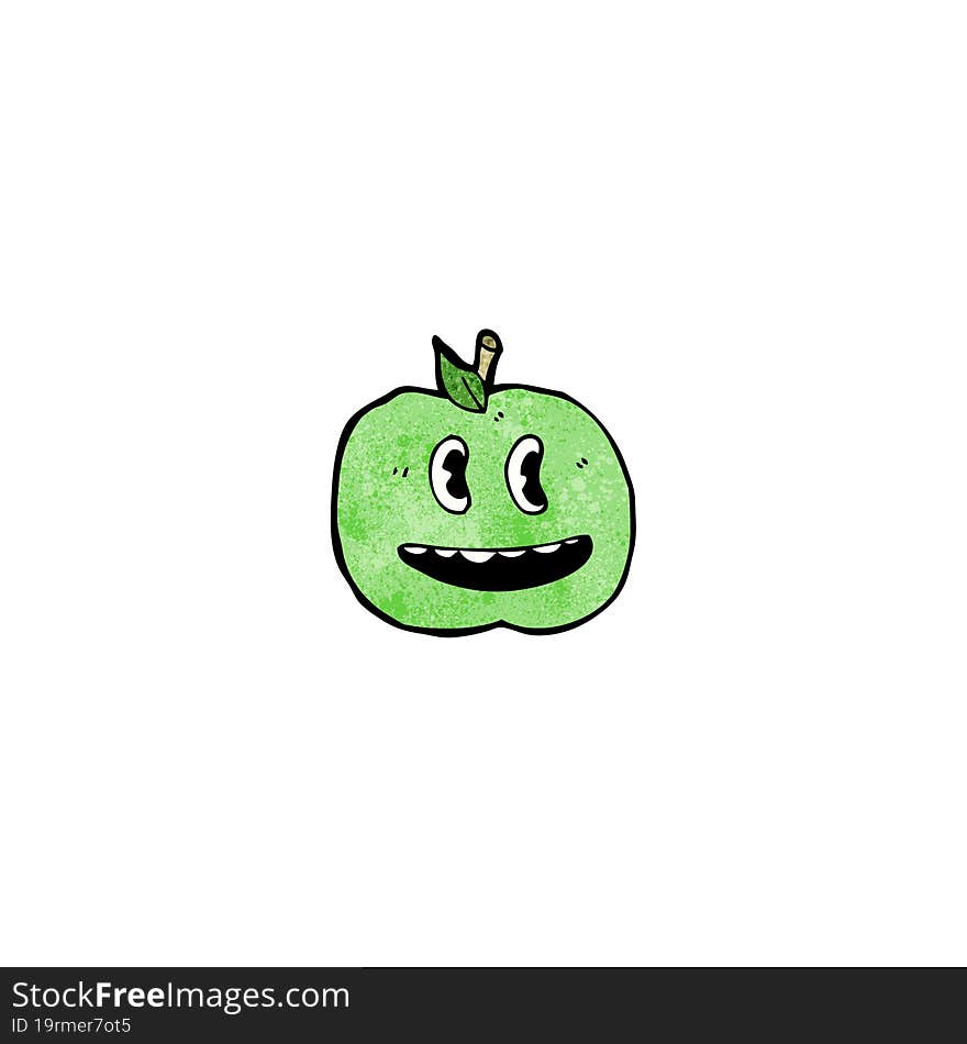 apple cartoon character