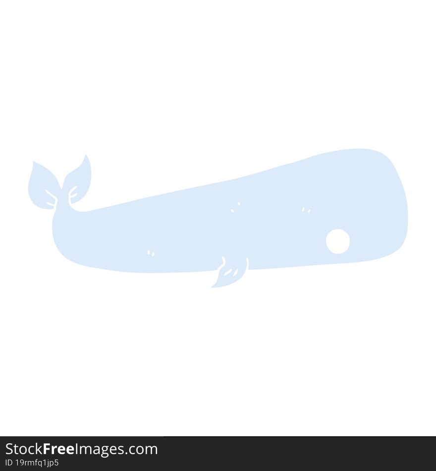 cartoon doodle sea whale