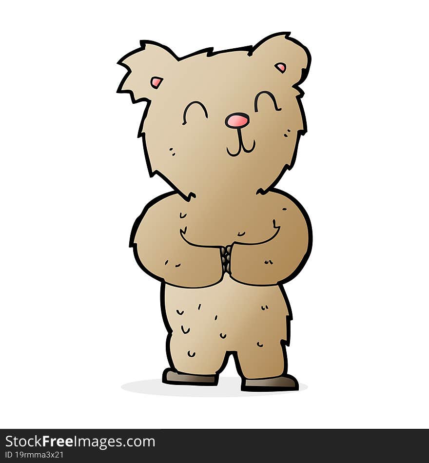 Cartoon Happy Little Bear