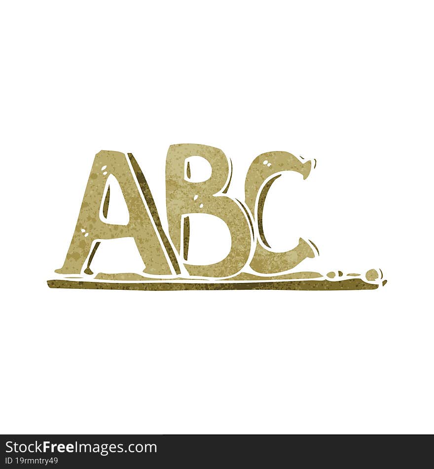 Cartoon ABC Letters