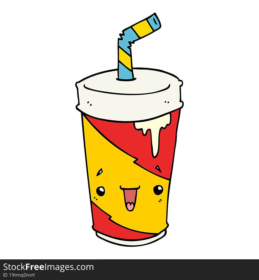 cartoon soda cup