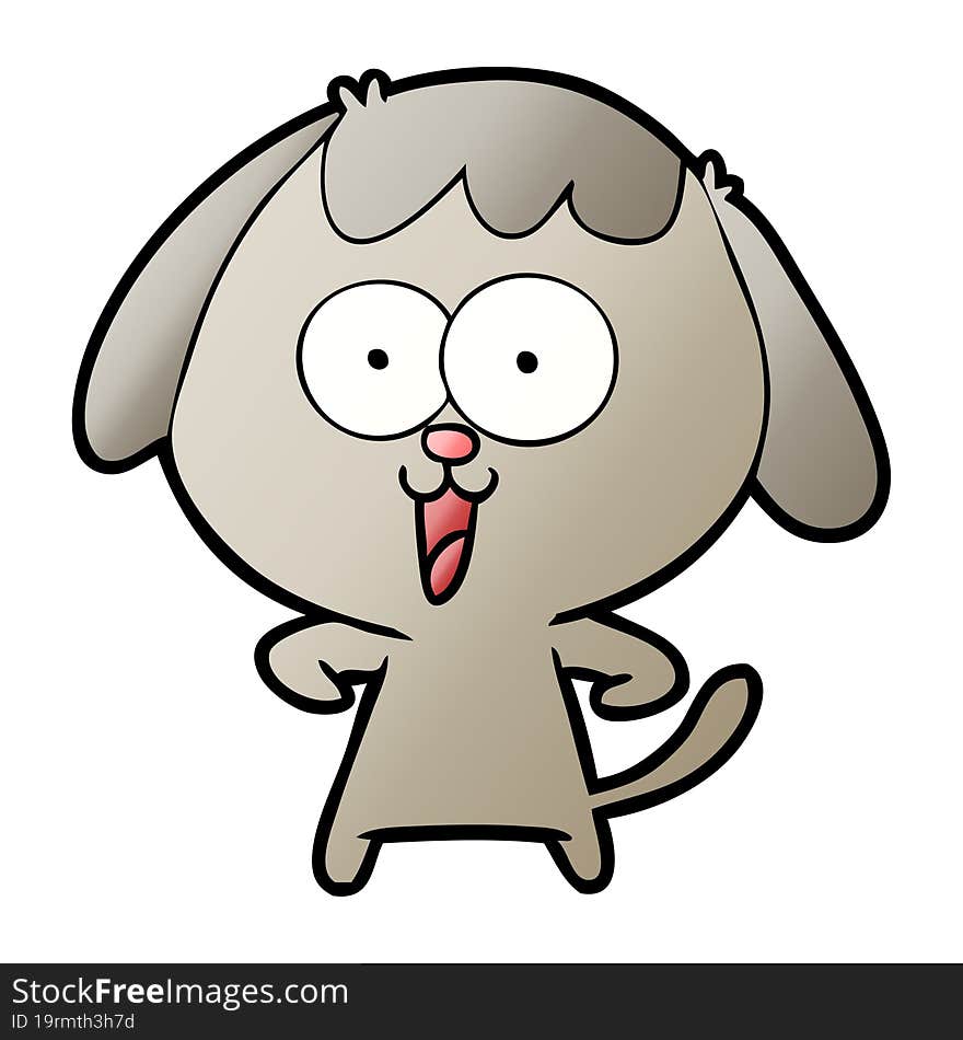 cute cartoon dog. cute cartoon dog