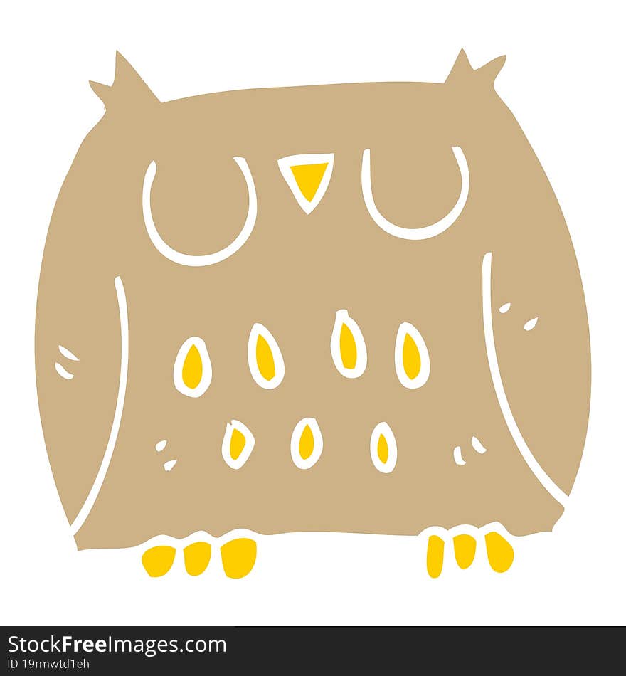 Cartoon Doodle Cute Owl