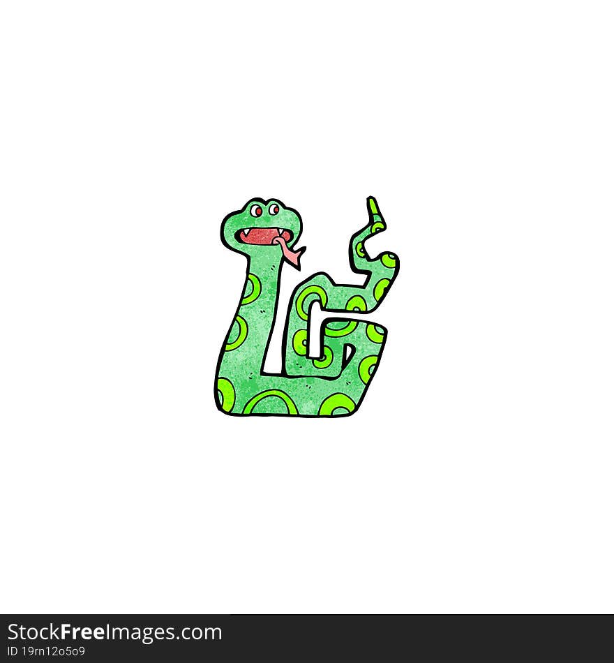 cartoon snake