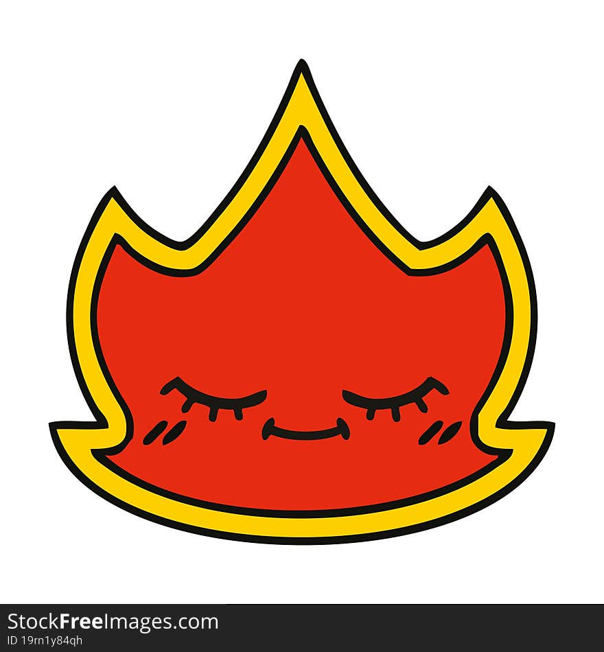 cute cartoon fire