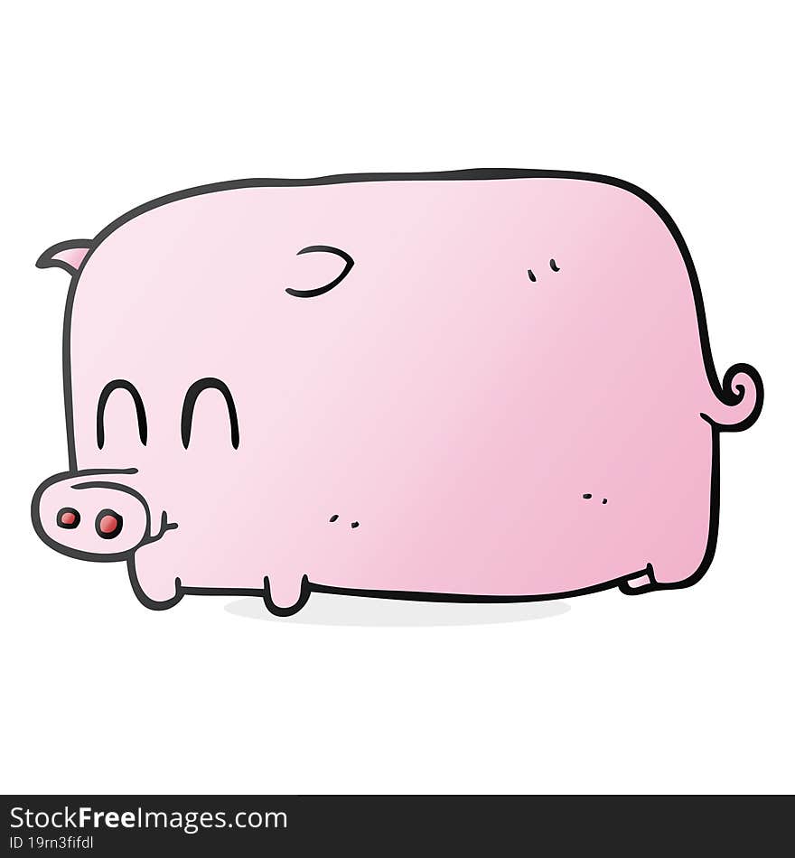 cartoon pig