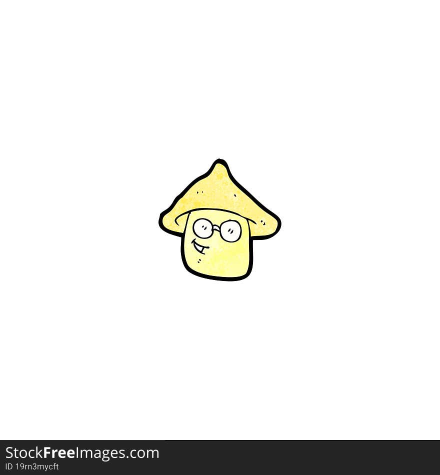 mushroom cartoon character