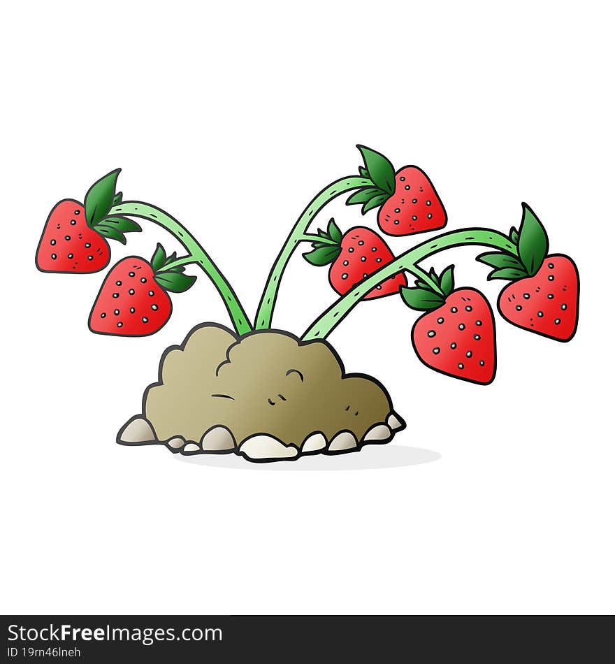 cartoon strawberries