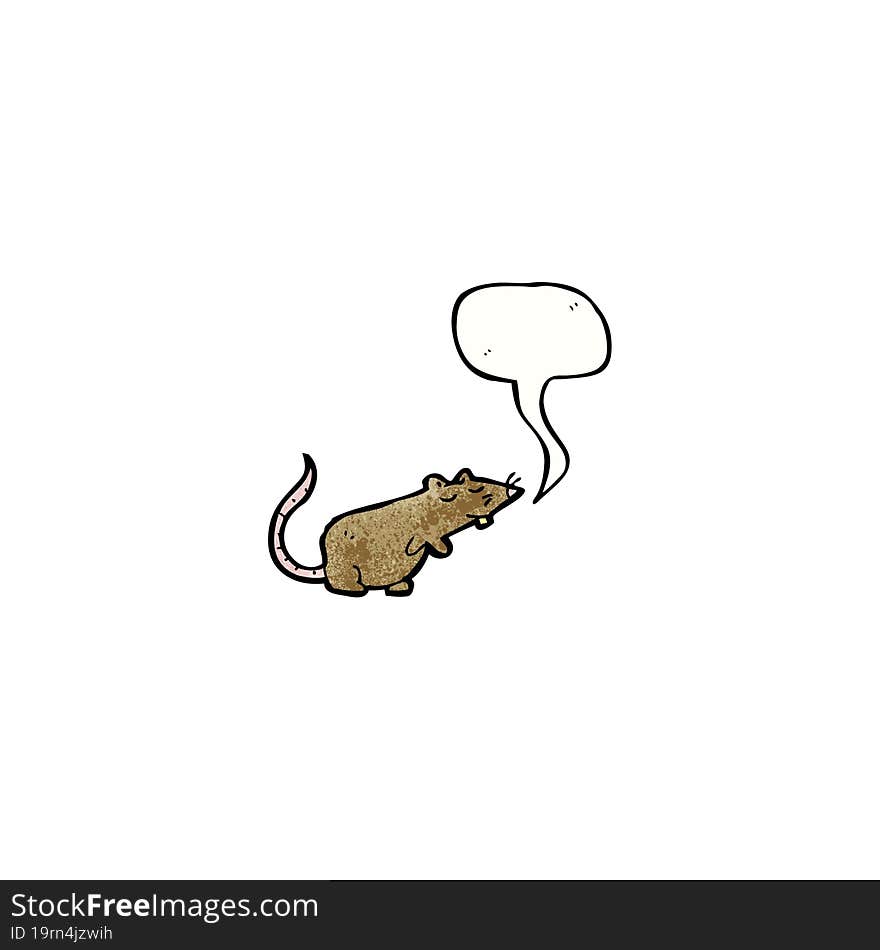 squeaking cartoon mouse