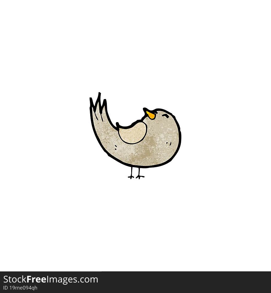 cartoon bird