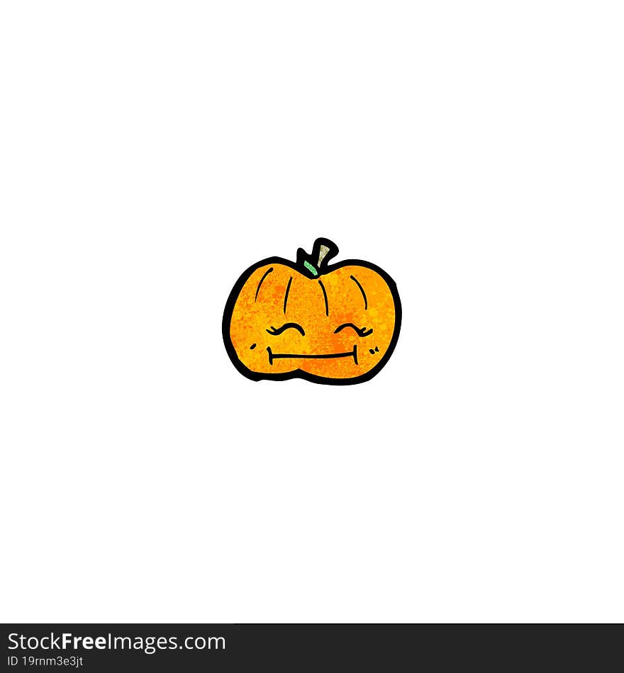 Pumpkin Cartoon Character