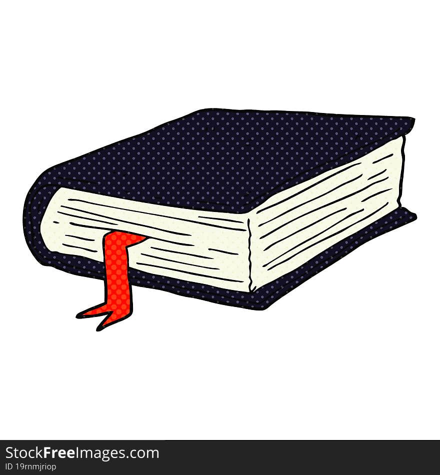 cartoon thick book