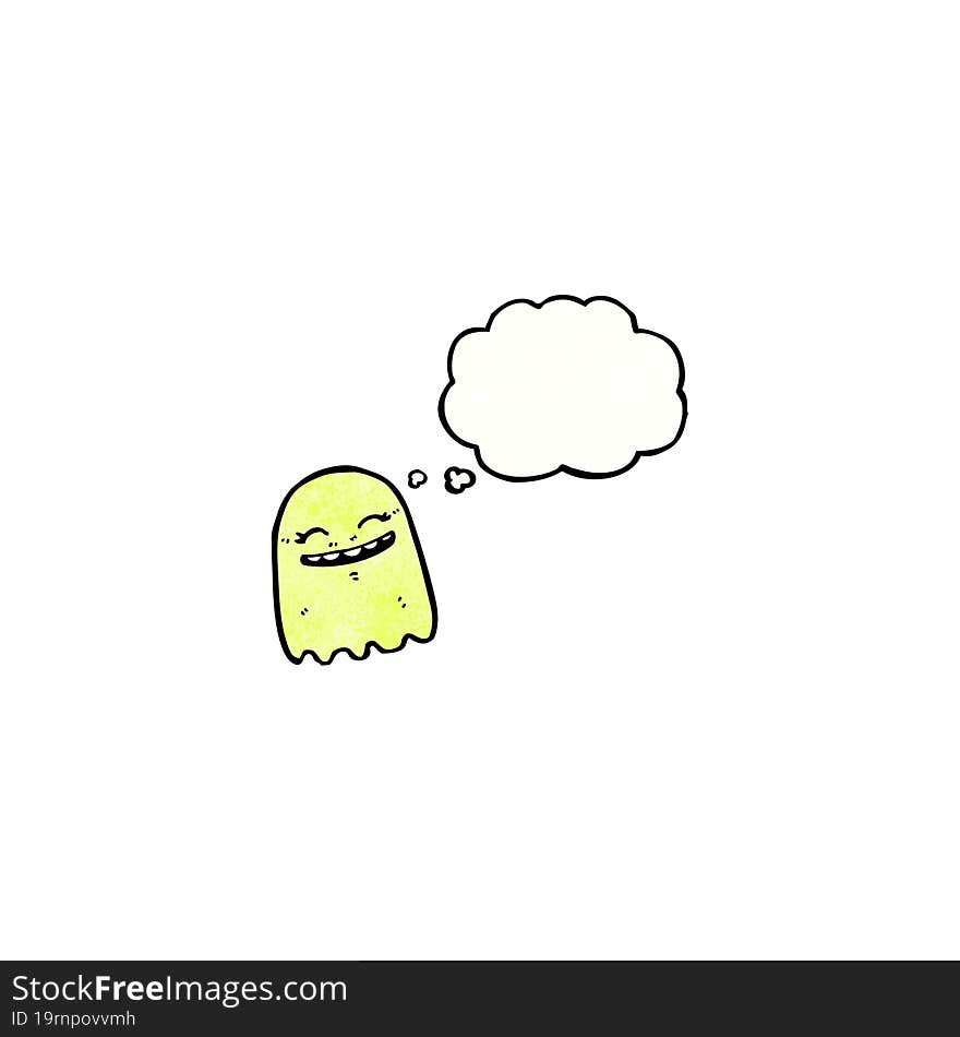 happy ghost cartoon