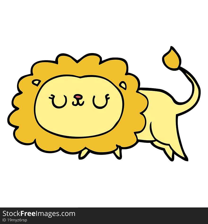 Cartoon Lion