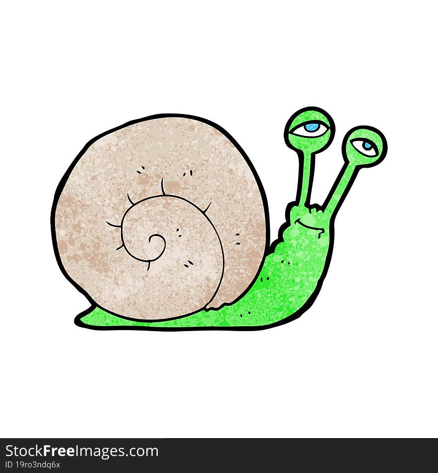 cartoon snail