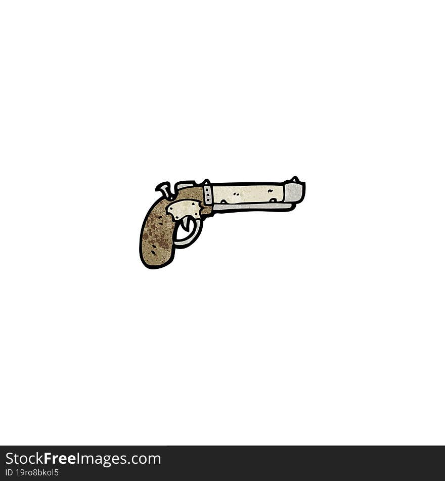 Cartoon Old Pistol