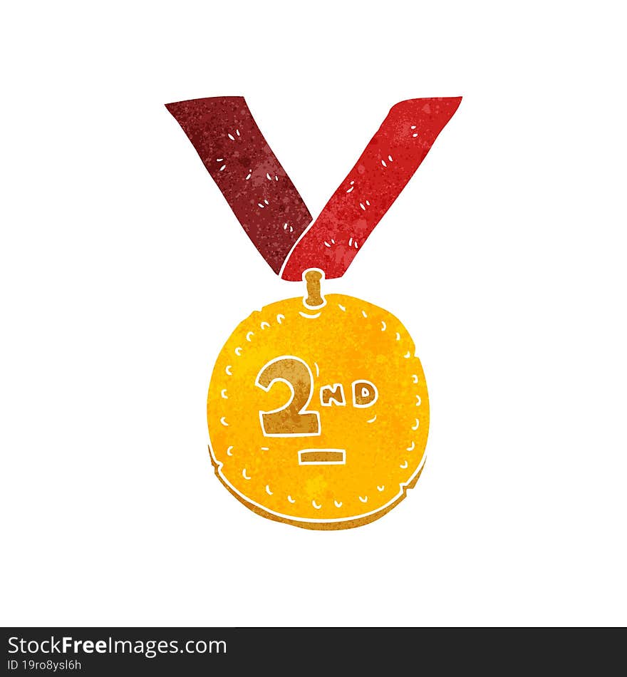 Retro Cartoon Sports Medal