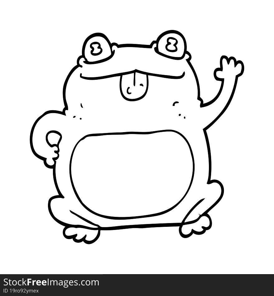 cartoon frog