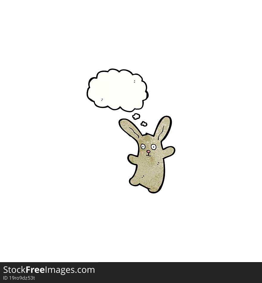 funny cartoon rabbit