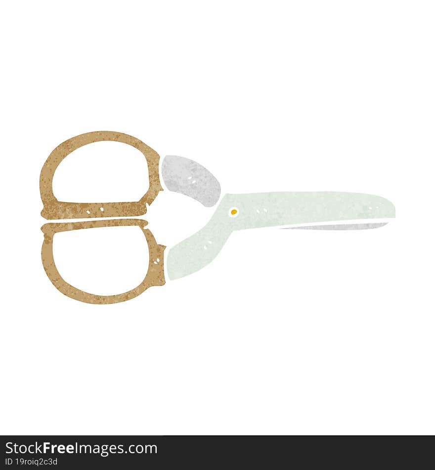 cartoon scissors