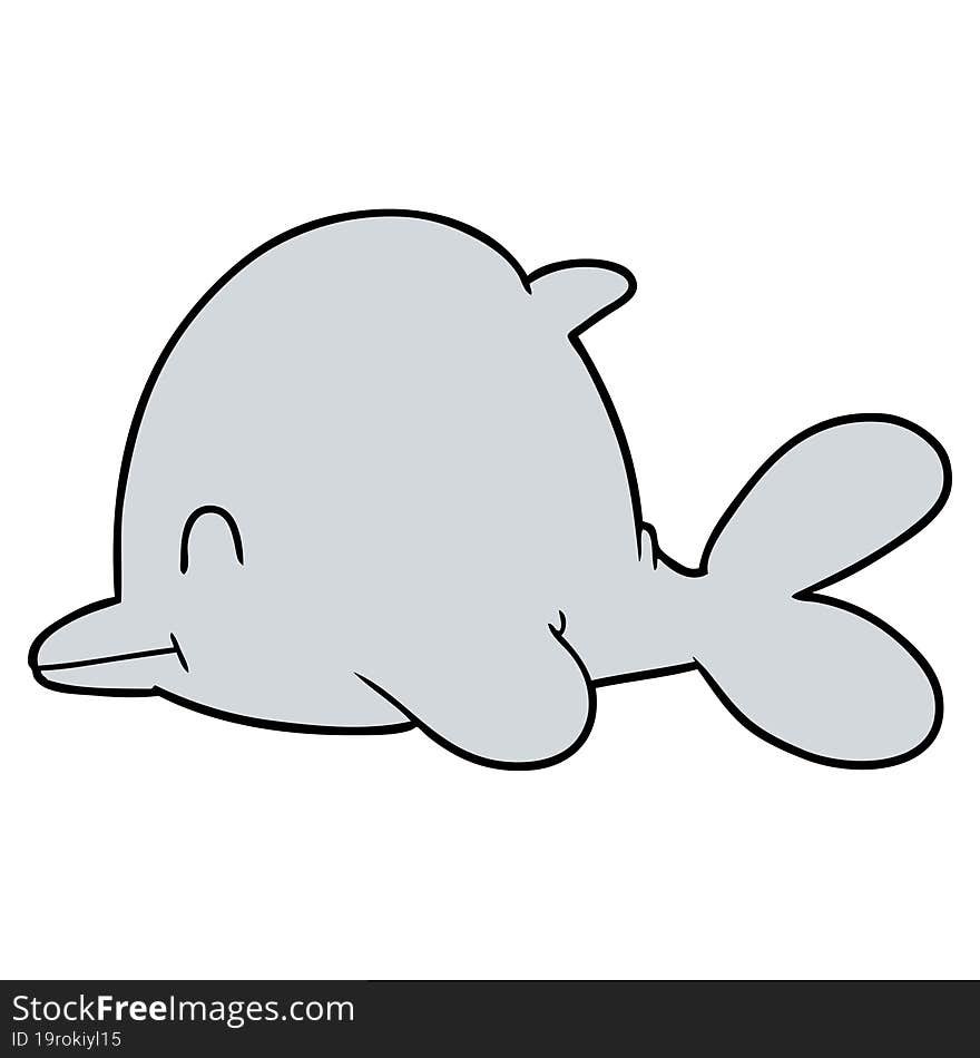 cartoon dolphin. cartoon dolphin