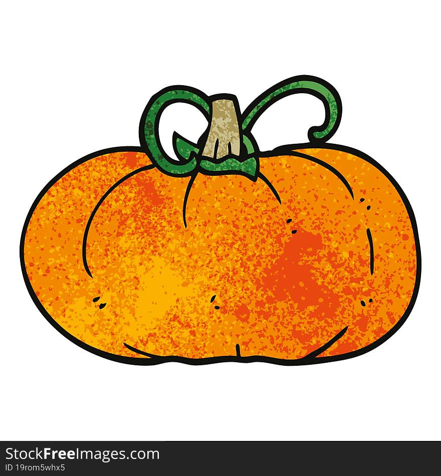 cartoon doodle winter squash