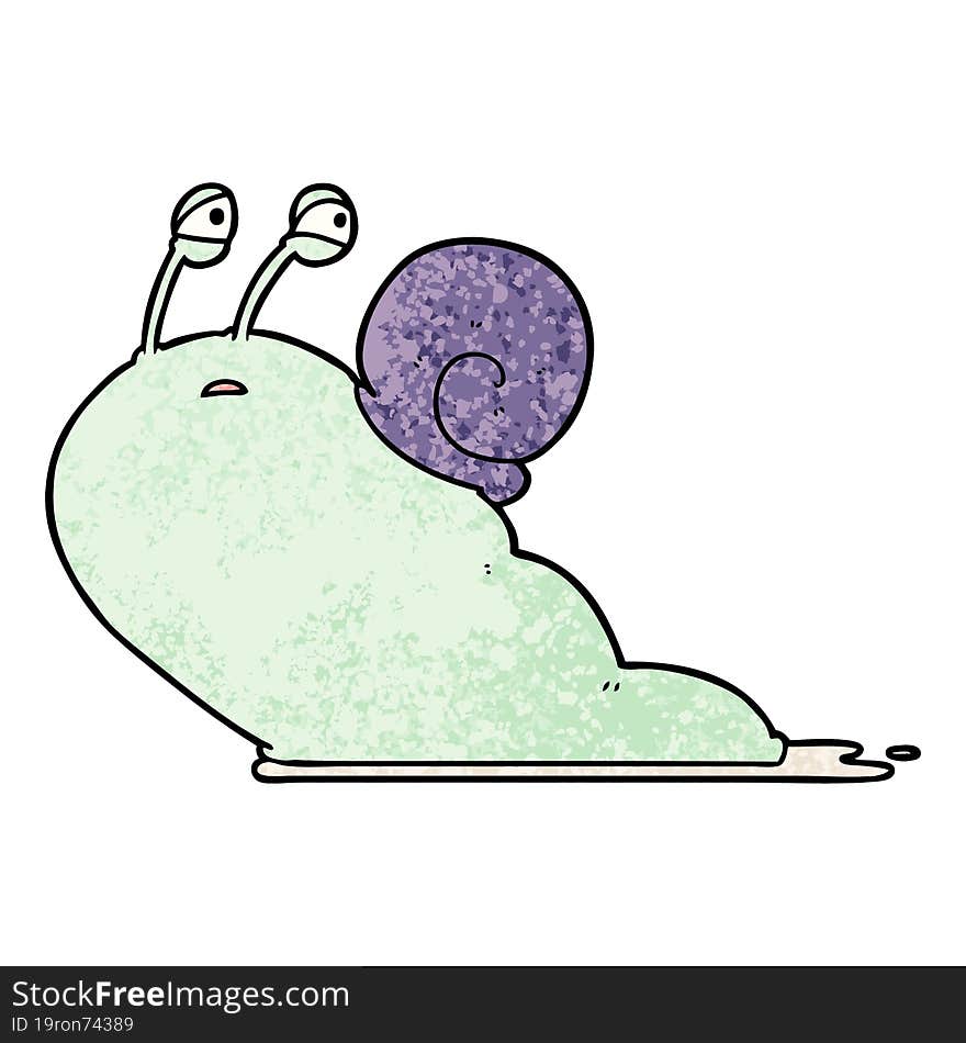 cartoon slug. cartoon slug