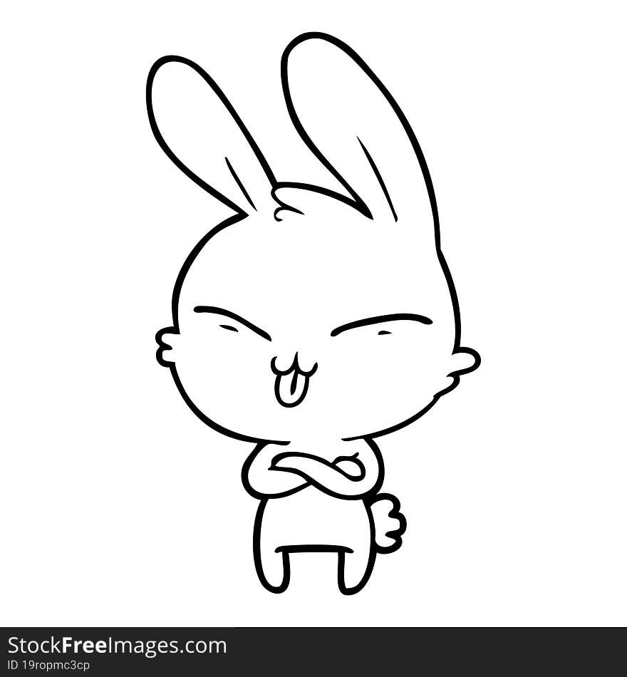 cute cartoon rabbit. cute cartoon rabbit