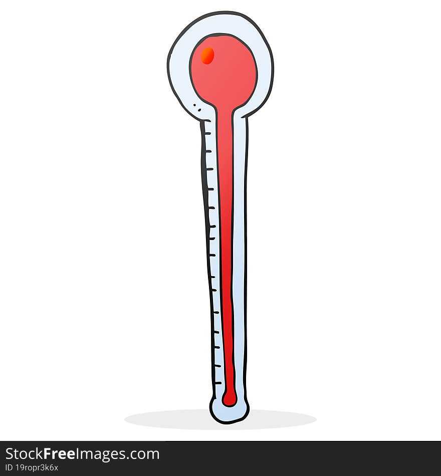 Cartoon Thermometer