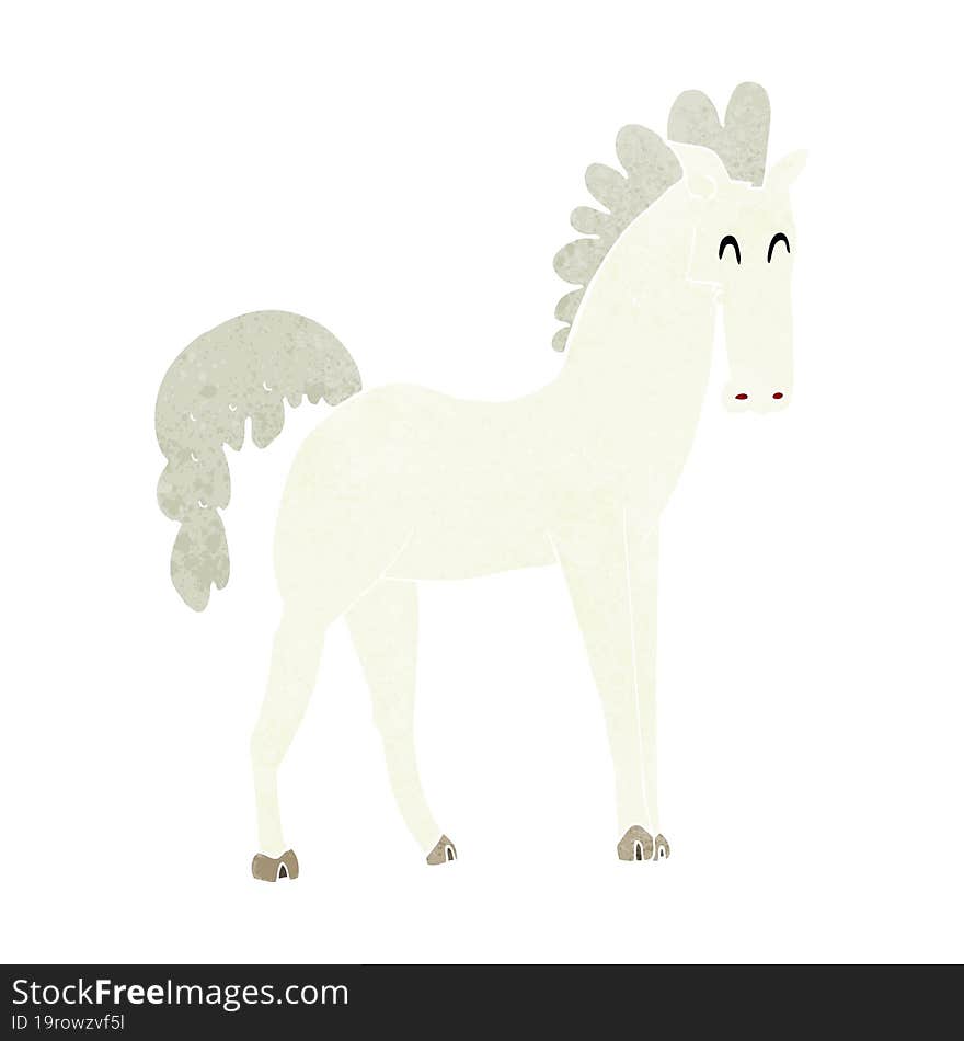 cartoon horse