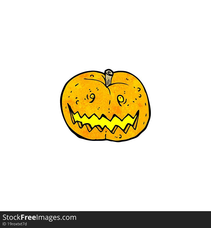 Halloween Pumpkin Cartoon