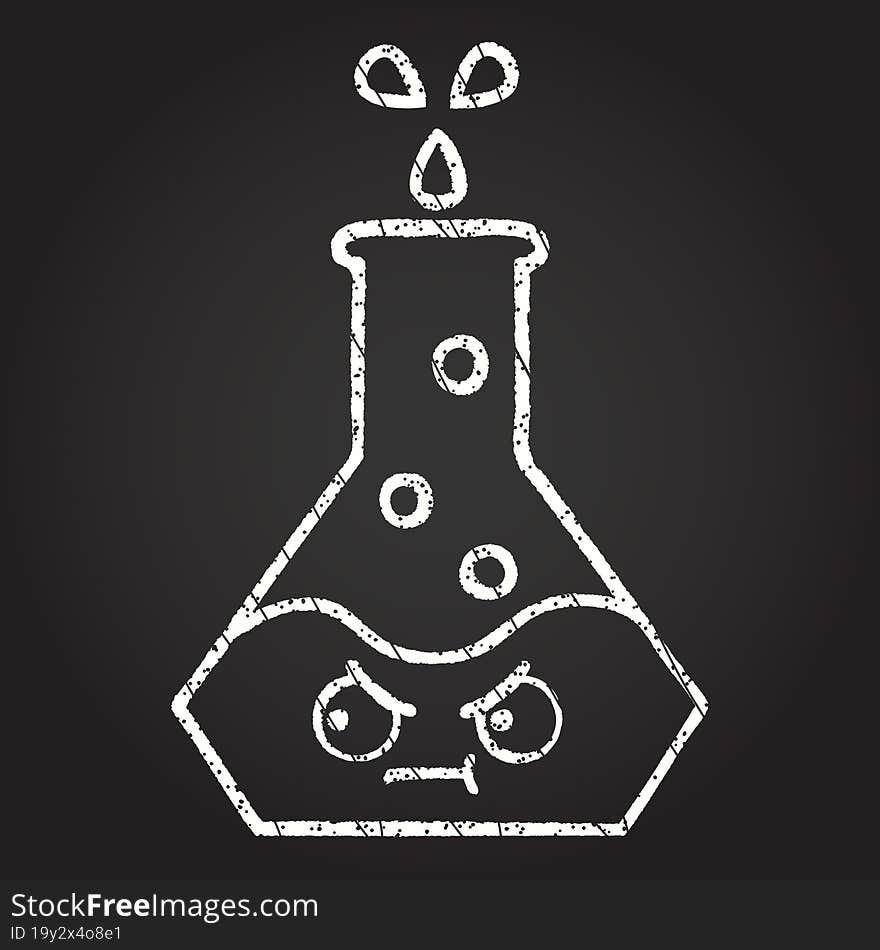 Science Experiment Chalk Drawing