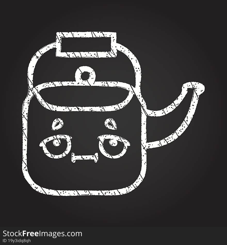 Kettle Chalk Drawing