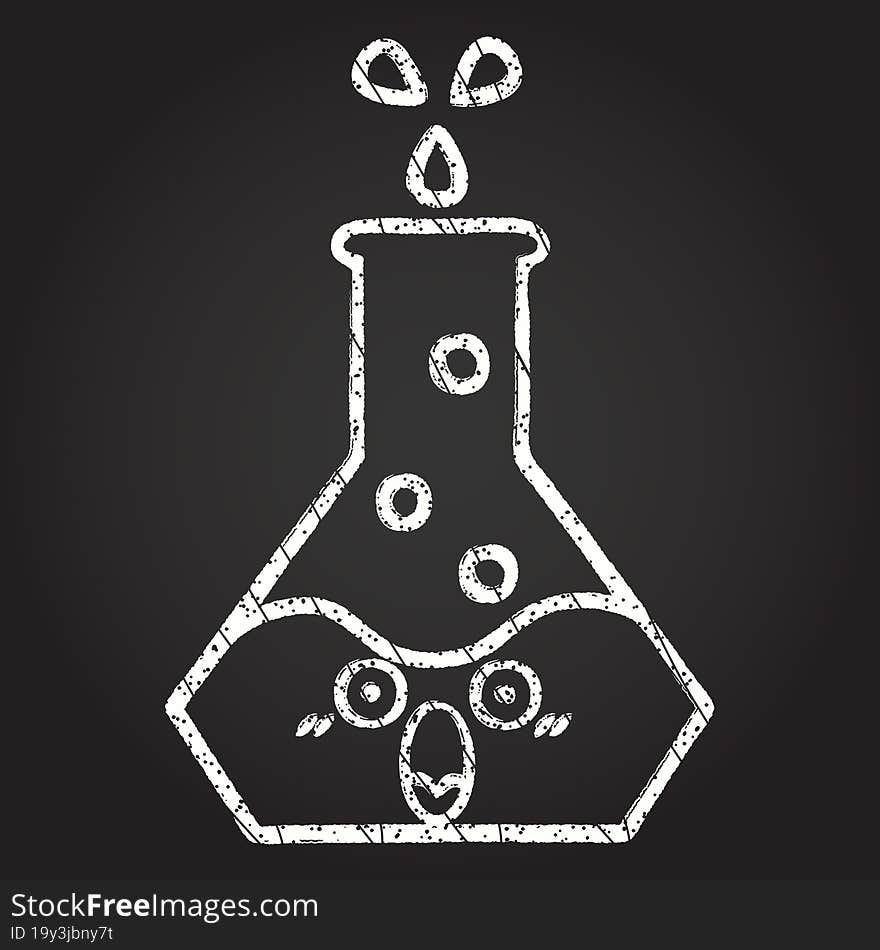 Science Experiment Chalk Drawing